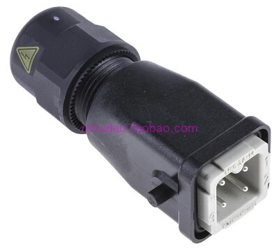 HARTING连接器HAN-3A-HARAX插头09200030440公芯10A/250V浩亭原装
