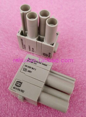 HARTING母芯四针09140043141模块四芯 HAN-4-FC原装40A830V现货