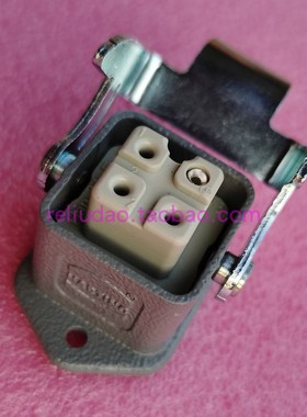 HARTING连接器09200030301开孔底座HAN-3A-HBM-SL原装全新品浩亭