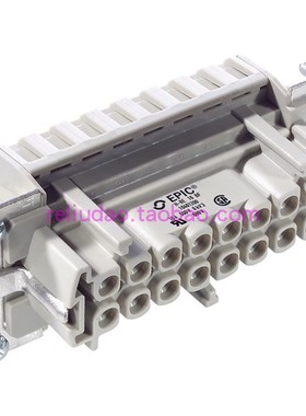 EPIC连接器H-BE-16-SF公芯10400200弹片H-BE-16-BF原装10401200新