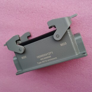 HARTING连接器19300241271双孔高底座HAN-24B-asg2-QB-2M25浩亭