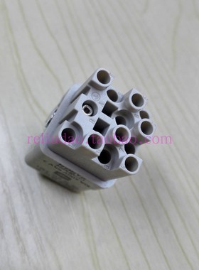 HARTING连接器09120123101母芯HAN-Q12-F冷压型10A浩亭X31现货