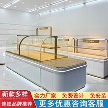 面包柜面包展示柜中岛柜边柜模型柜蛋糕店烘焙展柜货架糕点柜定制