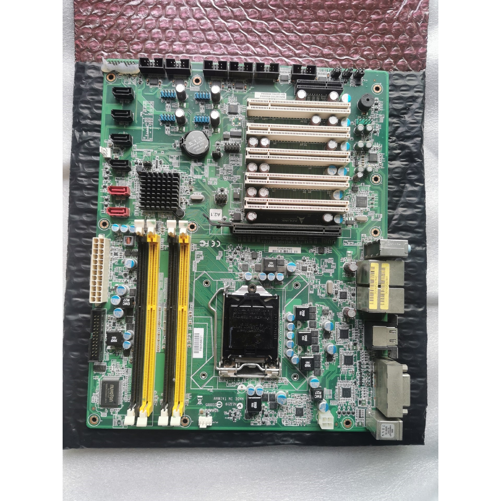 凌华M-342工控机主板,Q67主芯片,上1155CPU咨询维修咨询维修