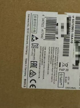 西门子RF读写器6GT28011BA10全新原装已拆封咨询维修