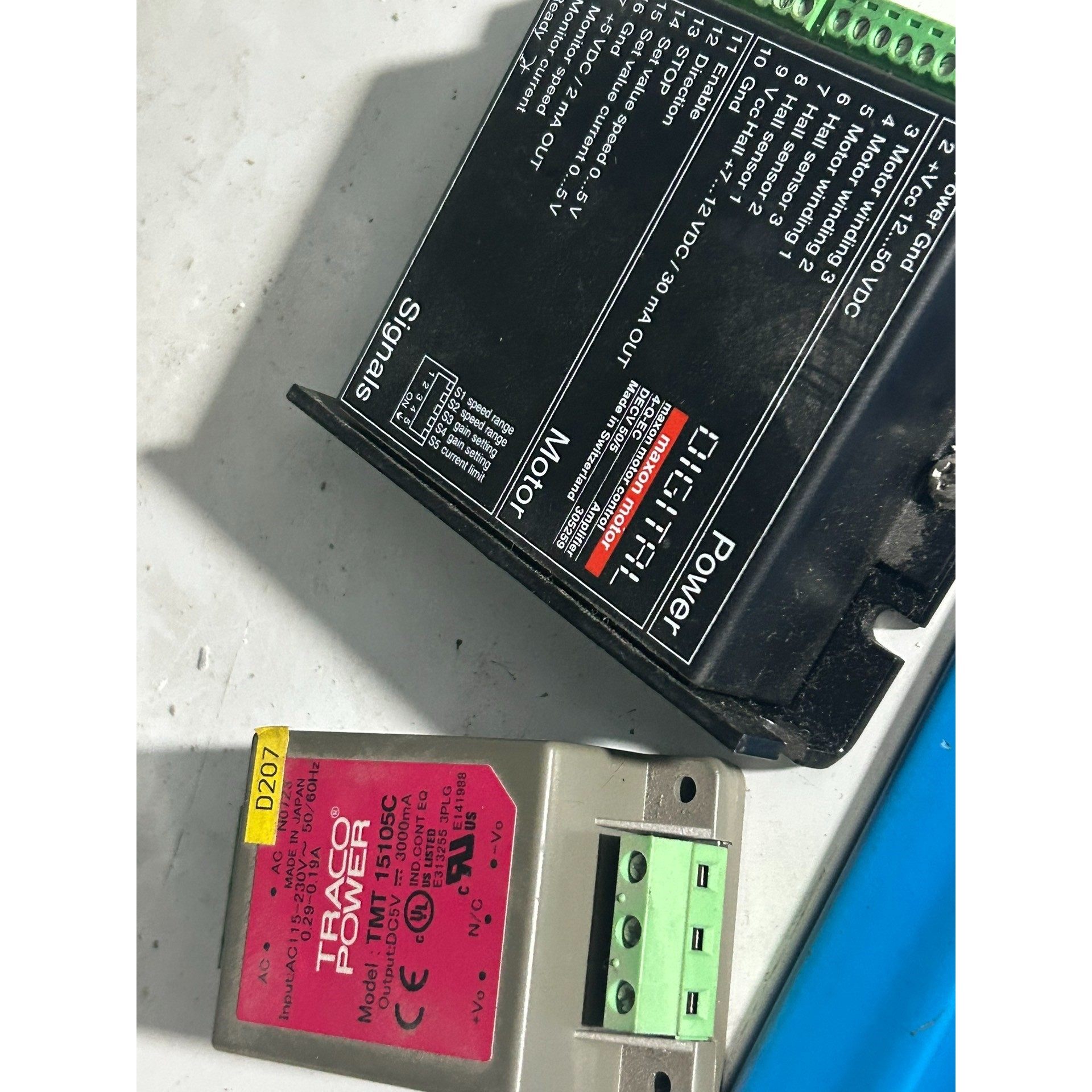 maxon无刷驱动器型号TMT 15105C来自TRAC咨询维修