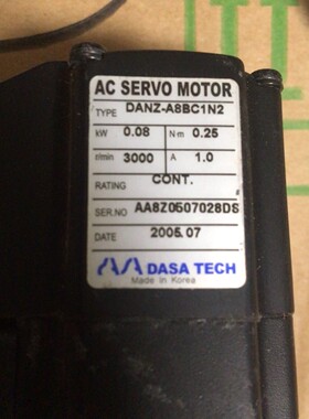 AC SEERVO MOTOR  DANZA5BC1N2咨询维修