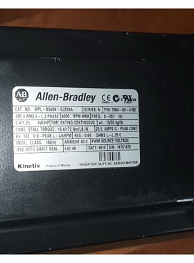 MPLB540KSJ22AA AB伺服电机拆机件功咨询维修咨询维修