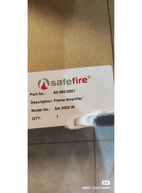 美国西斐safefire 火检放大器 SA-3000 IR咨询维修咨询维修