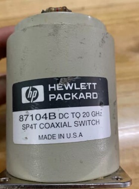 HP 87104B 单刀4掷射频微波同轴开关咨询维修