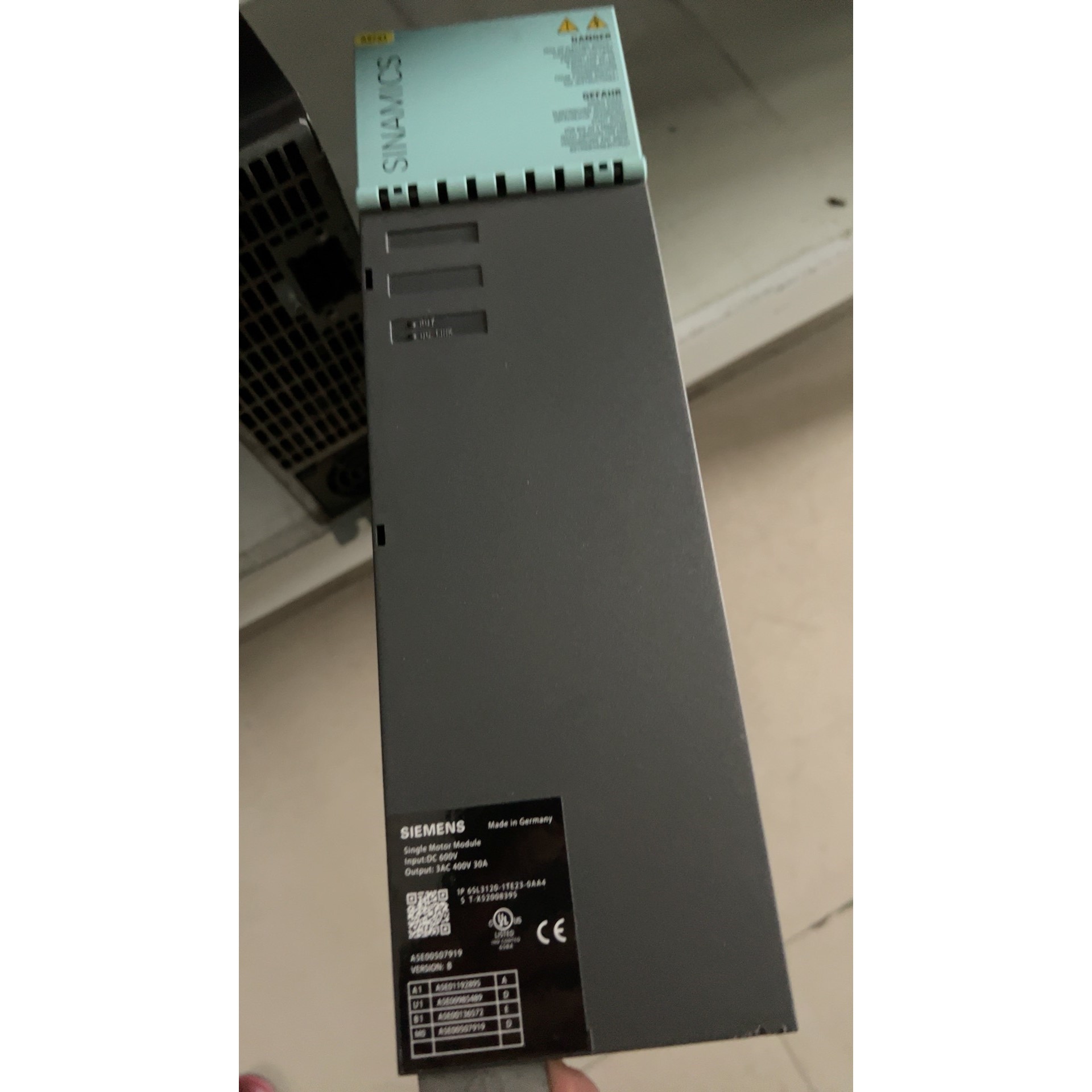 6sl3120-1te23-0aa4 西门子s120单轴30咨询维修咨询维修