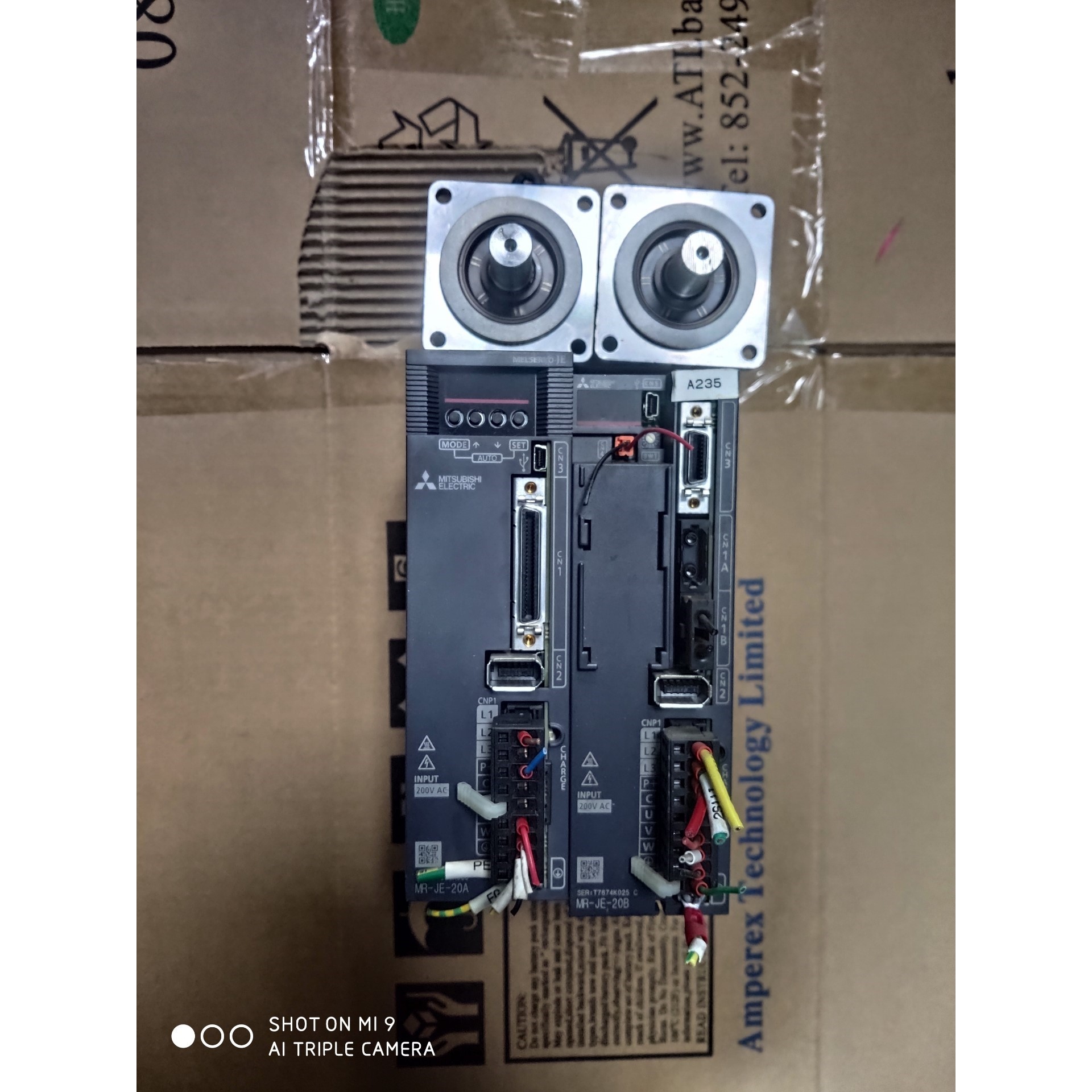 拆机je三菱伺服200瓦套装、MR-JE-20A,MR-JE咨询维修咨询维修咨询