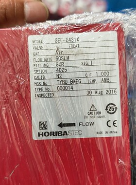 全新HORIBA流量计 SECE431X测量空气流量50咨询维修