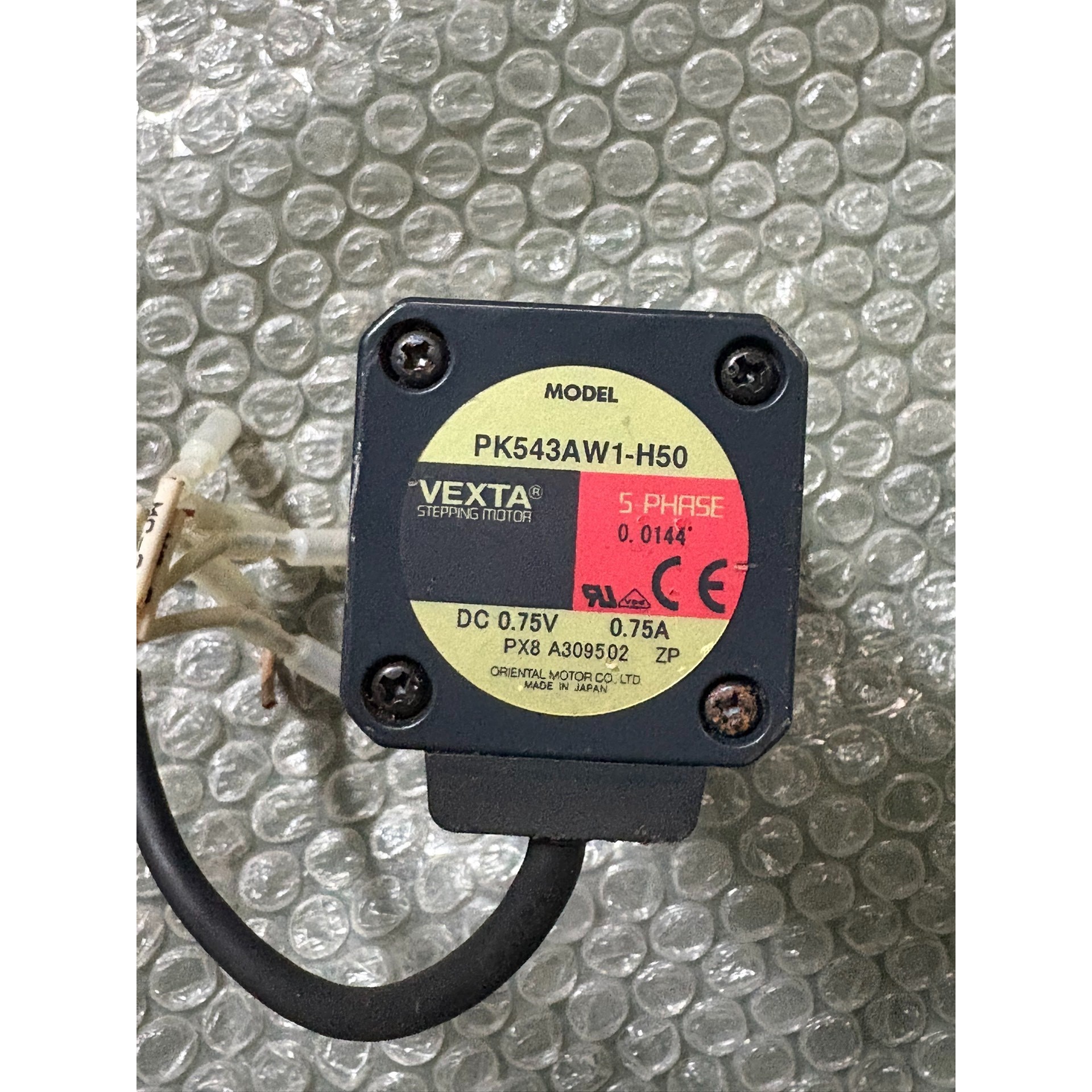 PK543AW1H50 VEXTA伺服电机咨询维修