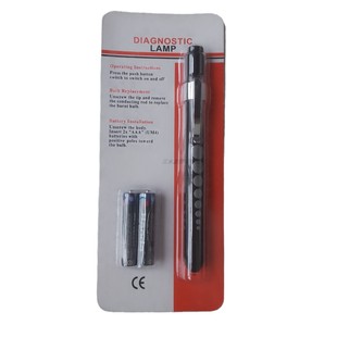 插卡包装LED笔夹手电筒白光口腔灯医护手电筒家用护理黄光瞳孔灯