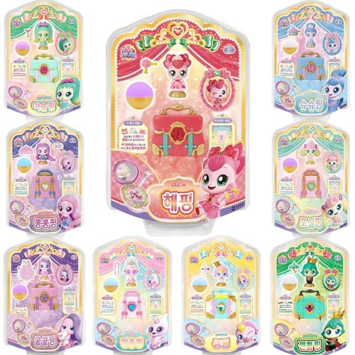 甜品盒子奇妙蓬松爱心公主公仔