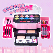 现货韩国儿童套装 扮美妆学习眼影唇彩绘画 女孩画画玩具图案涂色装