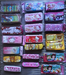 现货韩国可爱文具盒铅笔盒文具用品收纳盒卡通儿童男女孩小学生