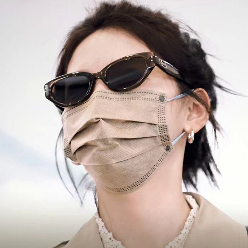 辛芷蕾同款墨镜女复古猫眼小脸潮