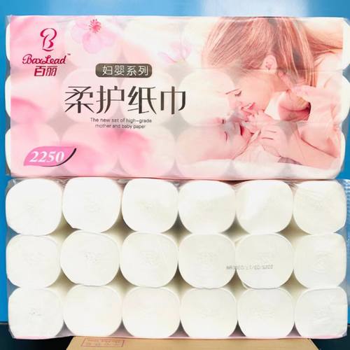 百丽18卷妇婴系列卫生纸6层