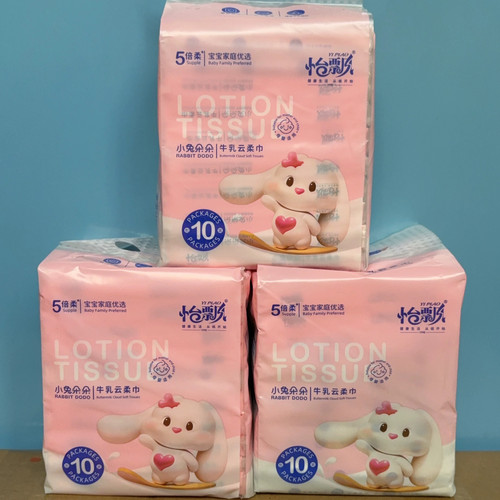 怡飘4层加厚乳霜纸30抽便携装