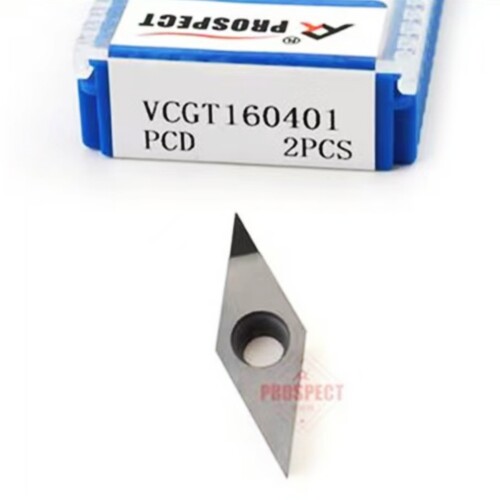 高光PCD CBN淬火刀片超硬金刚石刀粒VBGT160402/VCGT160401/04/08