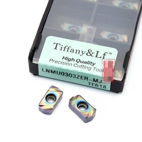 DESKAR戴斯卡快进给铣刀片 LNMU0303ZER-MJ TF618 七彩高硬淬火钢