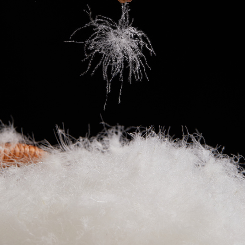 1斤新国标纯白鸭绒羽绒填充物