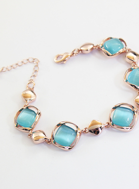 威妮华女合金人造猫眼石欧美大气