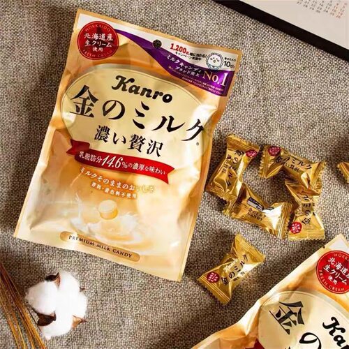 日本进口kanro甘乐牛奶糖甘露抹茶糖结婚喜糖果盐糖硬糖零食