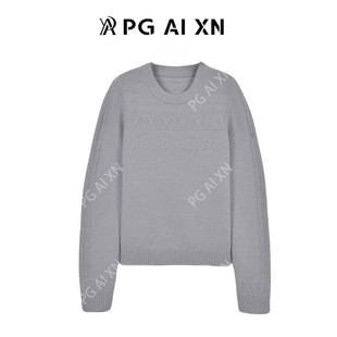 【甜甜粉丝专享】PG Ai XN/品归复古提花时尚100%绵羊毛毛衫 2994