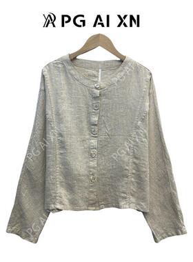 【一一专享】PG Ai XN/品归 简约亚麻外套 PGXN 2696