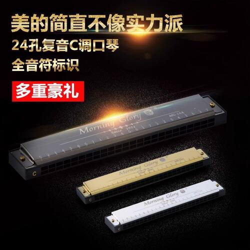 MorningGly口琴24孔复音