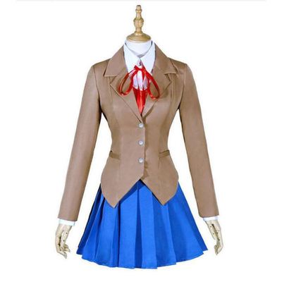 万圣节表演服莫妮卡女装文学俱乐部心跳部cosplay服莫妮卡cos服
