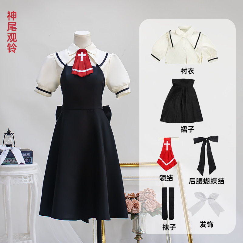AIR鸟之诗cos服 神尾观铃校服cosplay服 装女二次元动漫制服全套