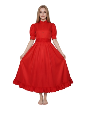 万圣节电影珠珀尔cos服红色连衣裙X前传cosplay二次元角色舞台