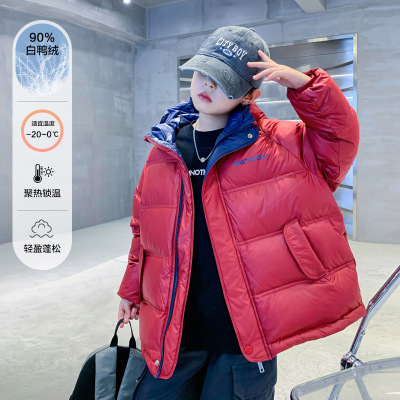 羽绒服面包服男孩加厚保暖