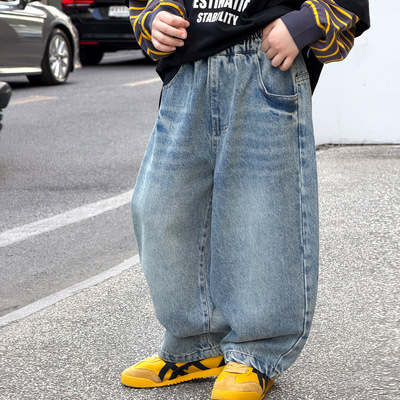 男童牛仔裤春装2026新款韩版