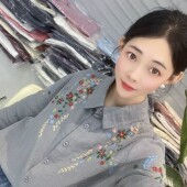 春季 新款 外穿宽松百搭纯棉长袖 A451 合集 女 A500 衬衫