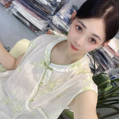 兜兜[苎麻上衣合集]高夏季新款苎麻短袖百搭衬衫女(V451-V500）