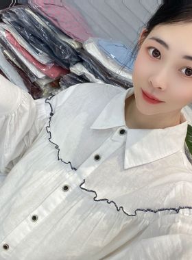 [衬衫合集]春季新款外穿宽松百搭纯棉长袖衬衫女（C401--C450）