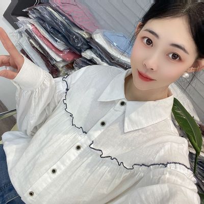[衬衫合集]春季新款外穿宽松百搭纯棉长袖衬衫女（C501--C550）
