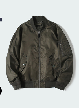 官网449！军旅式飞行员夹克外套加厚棉服复古棒球服25秋冬470060