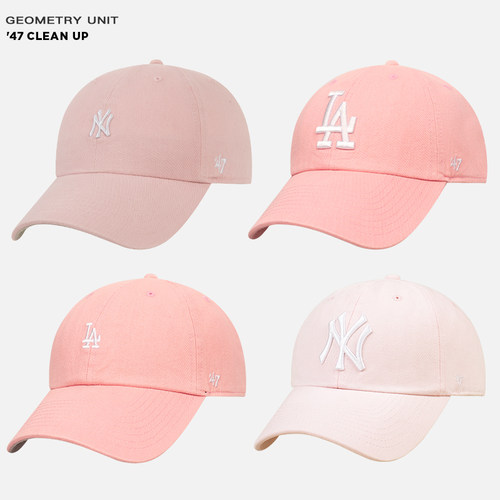 47春夏帽子洋基队浅粉色ny棒球帽