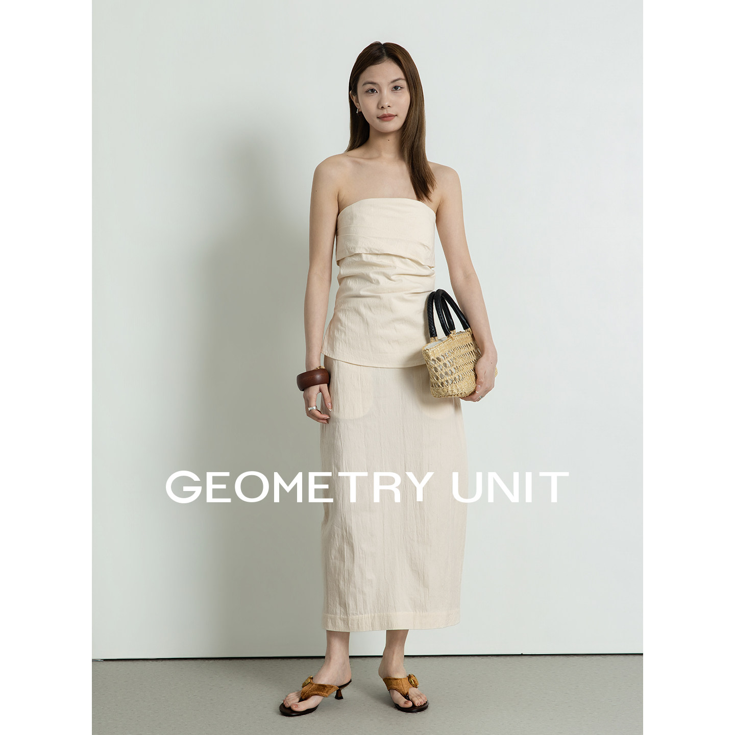 4/23 20:00 83折&ldquo;赴一场夏&rdquo;套装女夏季棉麻天丝半裙抹胸两件套