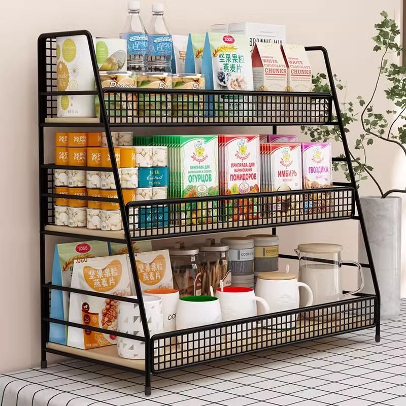 化妆品收纳盒桌面收纳架子学生口红架梳妆台桌上护肤品多层置物架