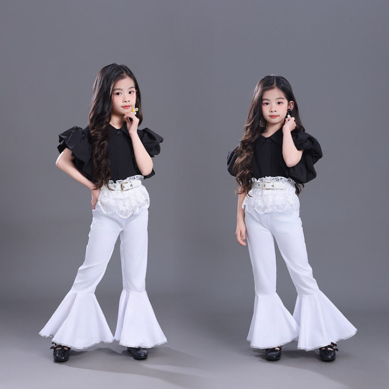 女童复古港风潮服T台秀演出服