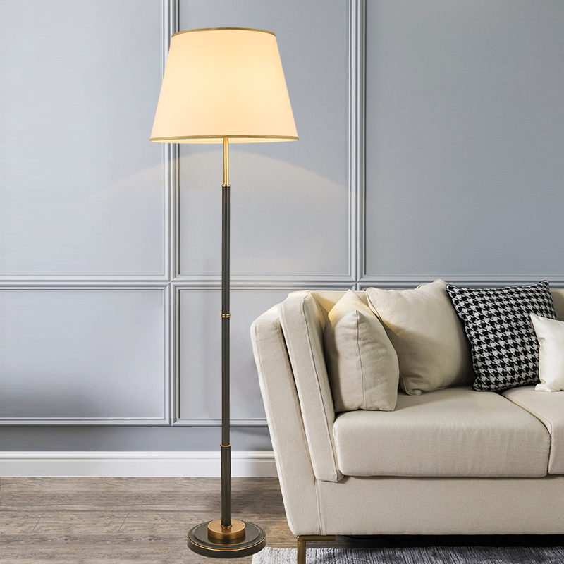 輕奢客廳全銅落地燈全光譜