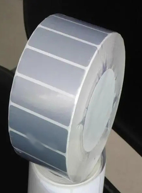 哑银纸60x20 60x25防水撕不破贴纸标签GP1124T TSC244 ZDGK888T GT800 MP CP2140 3140EX G500U PET不干胶纸