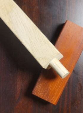 直角榫经典榫卯基础木工科普凹凸衔接榫卯结构木构件展示木工课堂